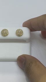 Beautiful 10kt Gold & 0.28 CTW Diamond Earrings