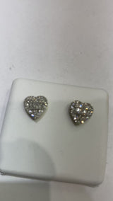 Real 10KT Gold & 0.3CTW Diamond Earrings