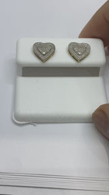 Real 10kt Gold & 0.46 CTW Diamond Earrings