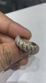 Real 10KT Gold & 0.3CTW Diamond Men Ring