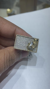 Real 10KT Gold & 0.45CTW Diamond  Men Ring