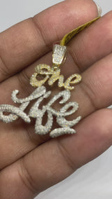 Real 10KT Gold & 0.91CTW Diamond’One Life’ Charm