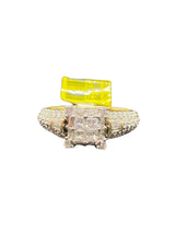 Real 10Kt Gold & 0.96CTW Diamond Ladies Ring