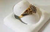 Real 10KT GOLD & 0.25CTW DIAMOND LADIES RING