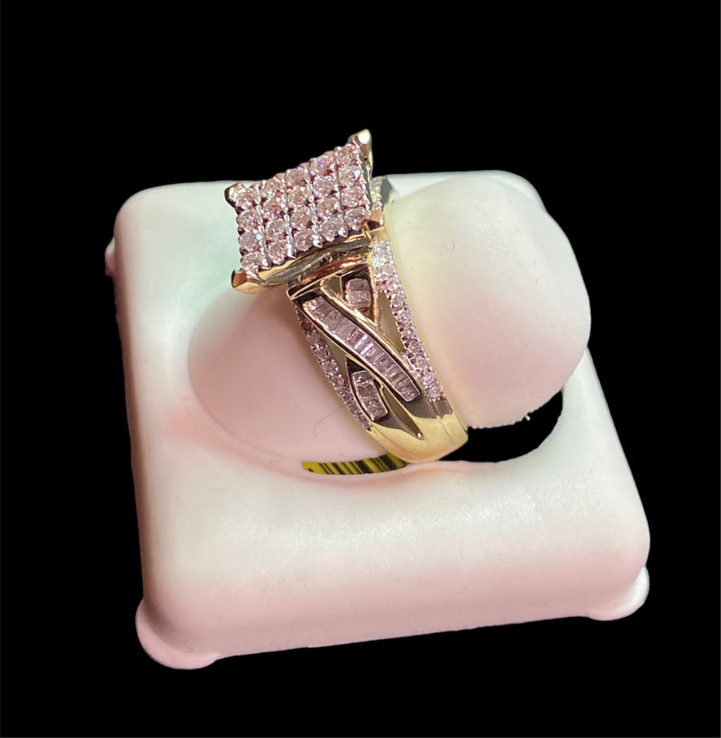 Real 10kt Gold Diamond 0.71CTW Ladies Ring