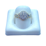 10Kt Real Gold &0.25CTW Diamond Ladies Ring