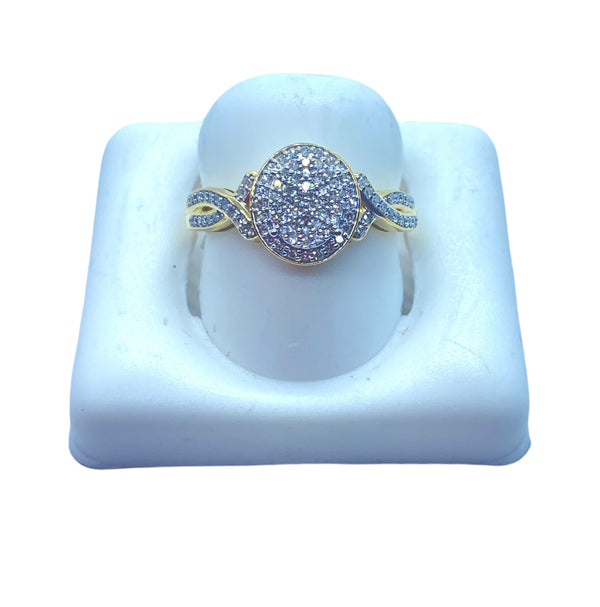 10Kt Real Gold &0.25CTW Diamond Ladies Ring