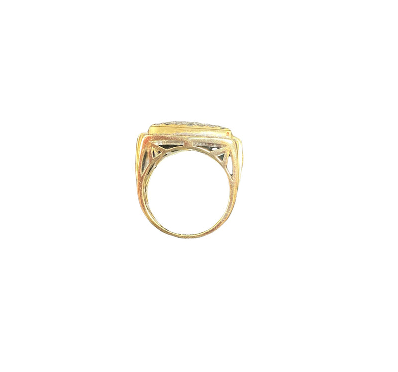 Real 10KT Gold &1.70CTW Diamond Men’s Ring