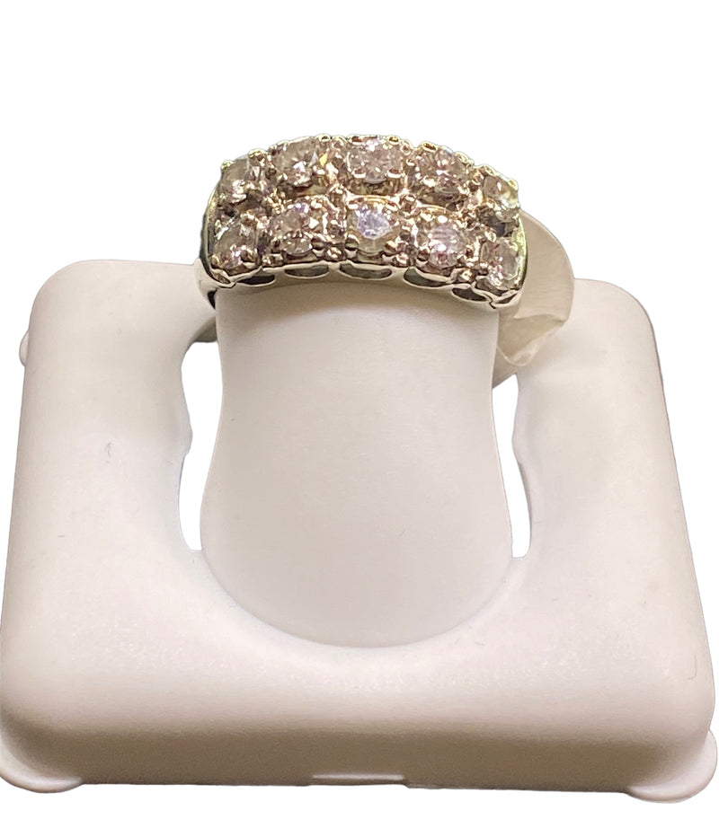 14KT White gold and 2.2CTW Diamond ladies ring