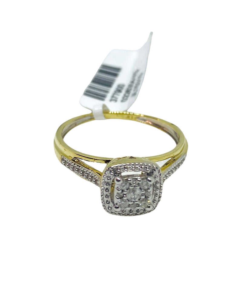 10kt gold diamond women’s ring of 0.10 ctw available on special sale