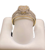 Real 10KT Gold and 0.33CTW Diamond ladies ring