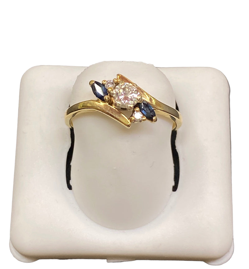 14KT Gold & 0.6CTW Diamond Ladies Ring