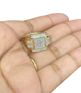 Real 10kt gold and 0.47CTW diamond men’s Ring