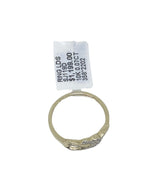 Real 10KT Gold & 0.07CTW Diamond Ladies Ring