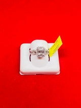 10KT WHITE GOLD AND 0.60CTW DIAMOND RING