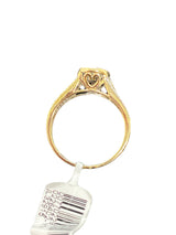 10Kt Real Gold & 0.50CTW Diamond Ladies Ring