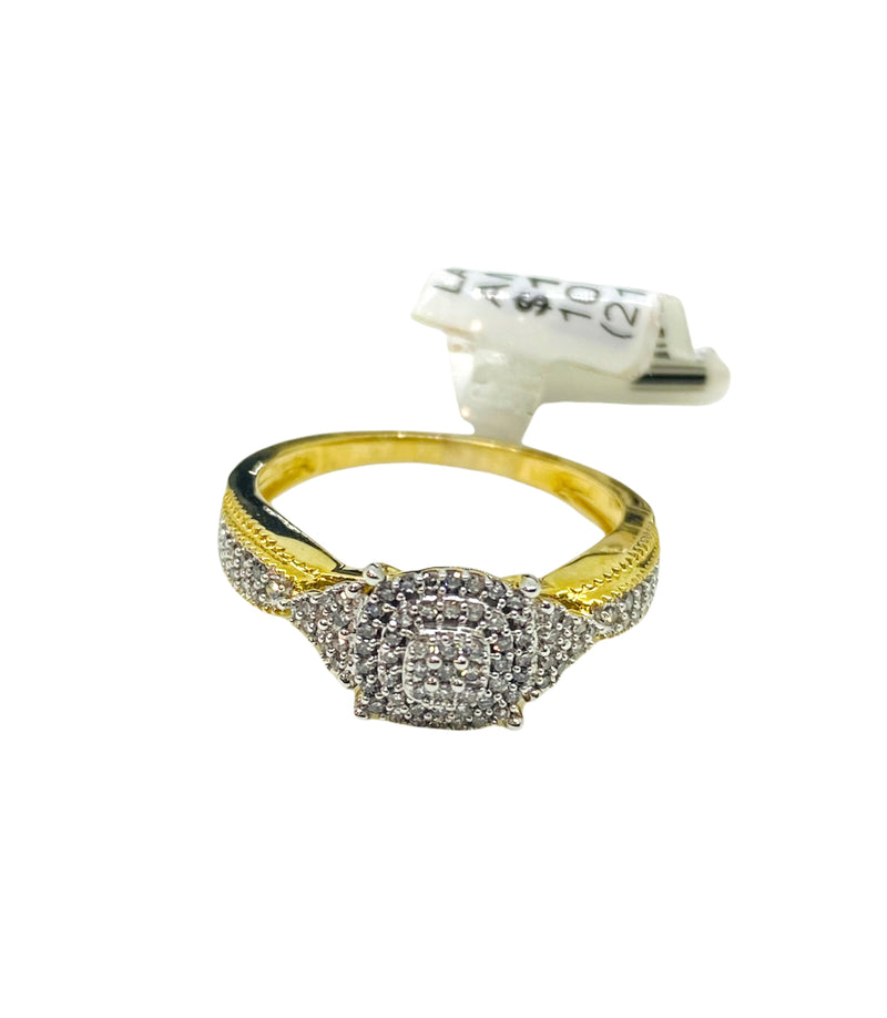 10kt gold diamond women’s ring of 0.25 ctw available on special sale