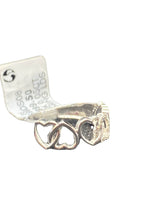 Real 10Kt Gold and 0.05CTW Diamond Ladies Ring