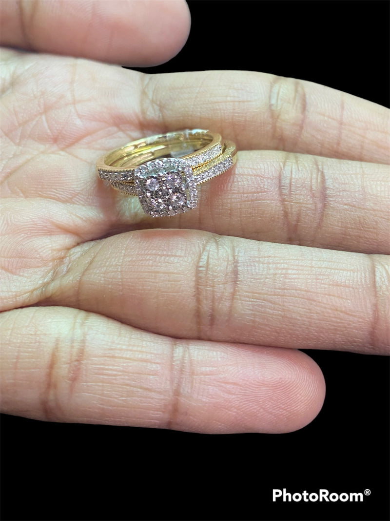 Real 10kt Gold Diamond 0.33CTW Ring