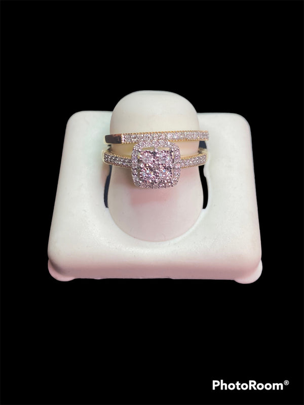 Real 10kt Gold Diamond 0.33CTW Ring