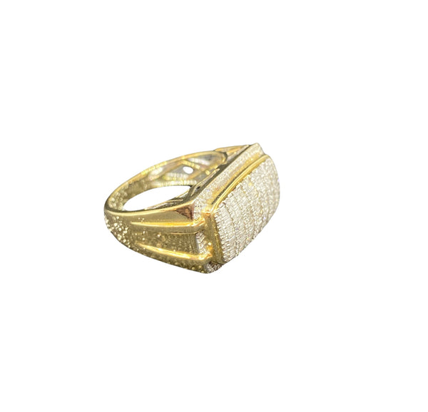 Real 10KT Gold &1.70CTW Diamond Men’s Ring