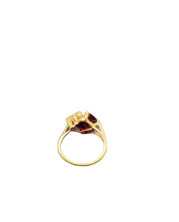 Real 10Kt Gold & 0.5CTW Diamond Ladies Ring