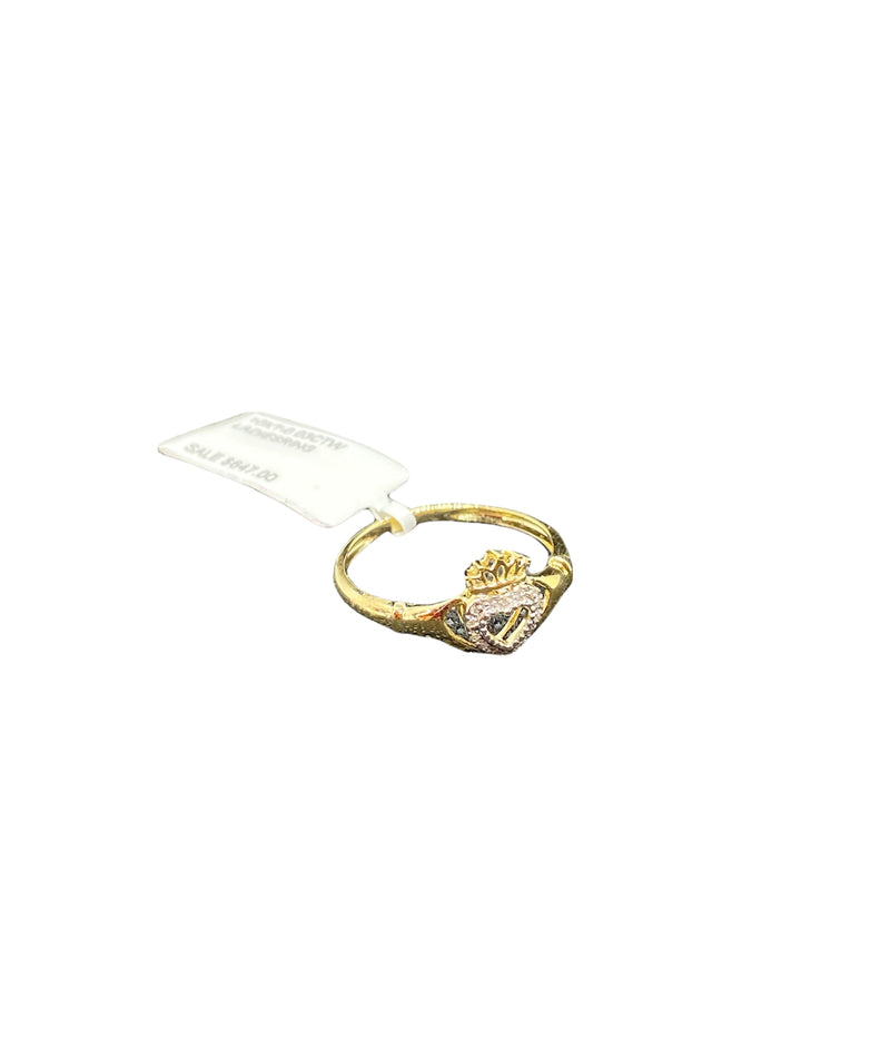 10Kt Real Gold & 0.03CTW Diamond Ladies Ring