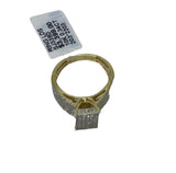 10KT REAL GOLD &0.34CTW DIAMOND RING