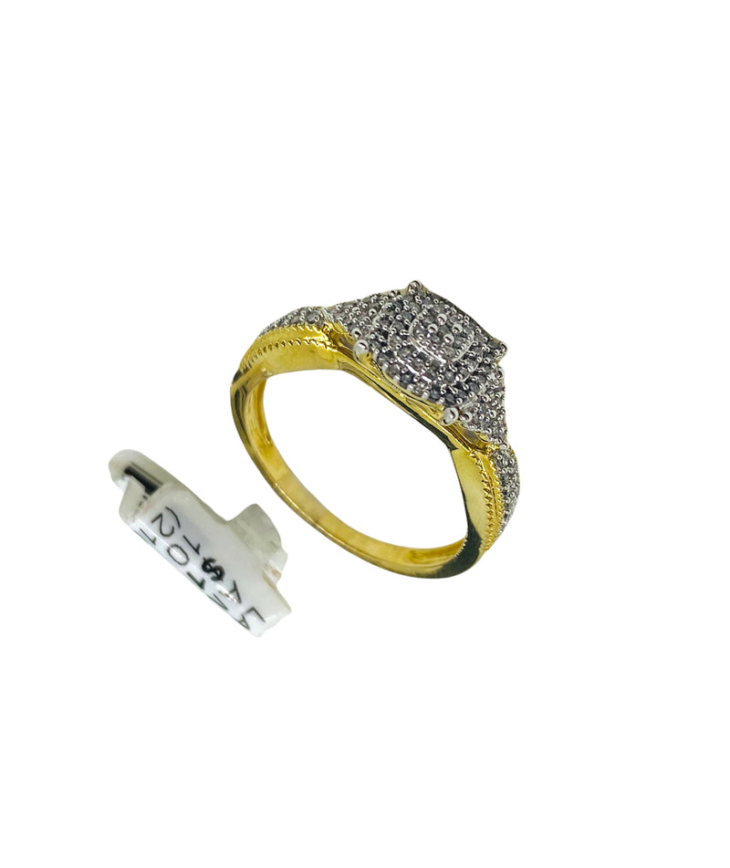 10kt gold diamond women’s ring of 0.25 ctw available on special sale