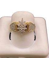 Real 10KT gold and 0.4CTW Diamond ladies ring