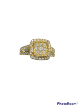 Real 10kt Gold and 0.8CTW Diamond Ring