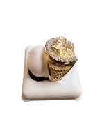 Real 10KT Gold & 0.5CTW Diamond Men’s Ring