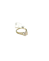 Real 10Kt Gold &0.10CTW  Diamond Ladies Ring