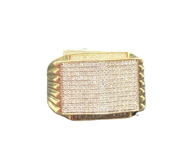 Real 10kt Gold & 0.46CTW Diamond men’s Ring