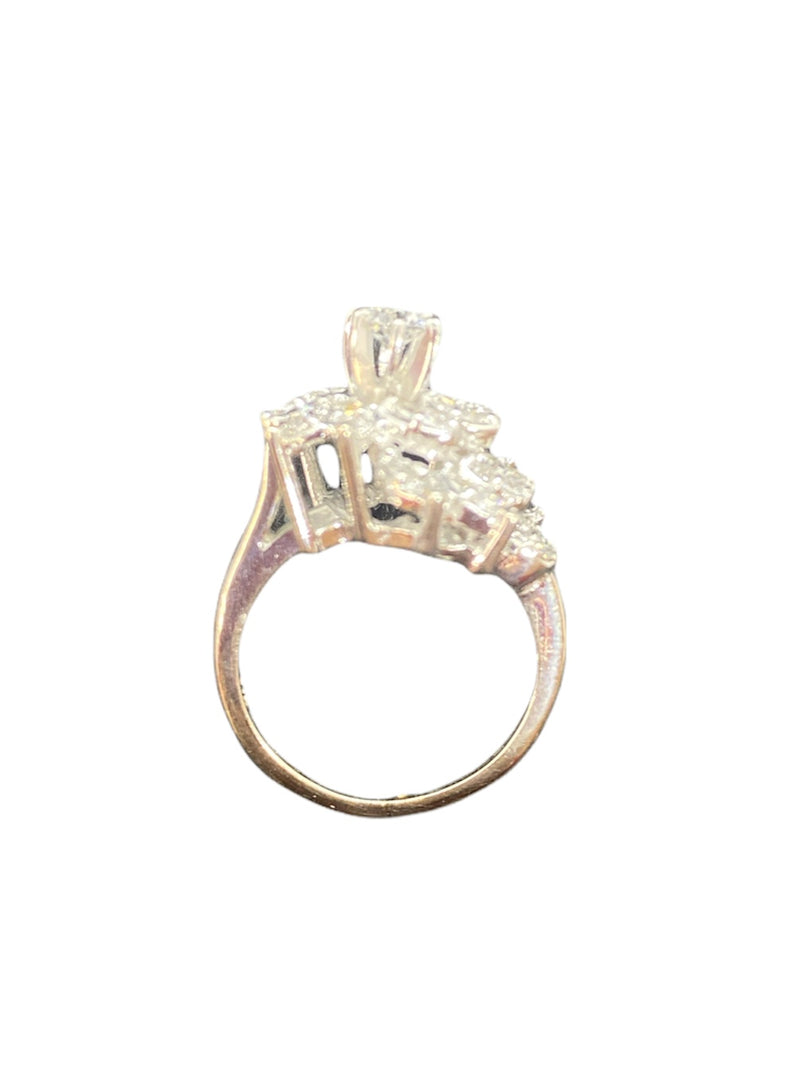 Real 10Kt Gold & 1.2CTW Diamond Ladies Ring