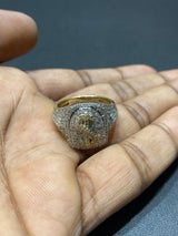 Real 10KT GOLD AND 0.88CTW DIAMOND MEN’S RING