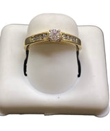 Real 10KT Gold and 0.50CTW Diamond ladies Ring