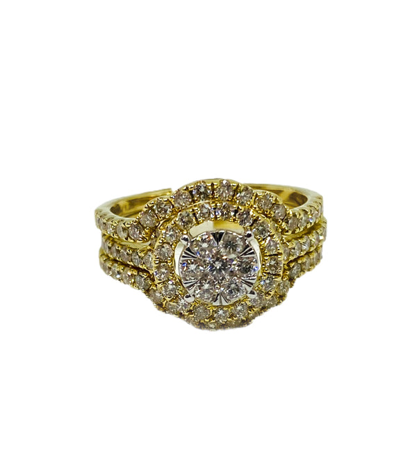 Real 10kt Gold & 1.25CTW Diamond Ladies ring