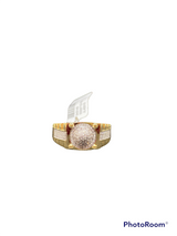 Real 10kt Gold &0.20CTW Diamond Men’s Ring