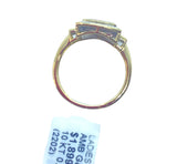 Real 10Kt Gold & 0.15CTW Diamond Ladies Ring