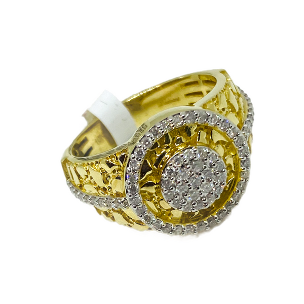 10kt gold diamond ring of 0.67 ctw available on special sale