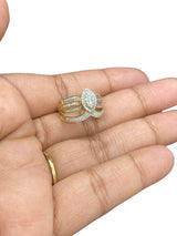 Real 10Kt Gold & 0.50CTW Diamond Ladies Ring