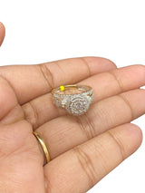 Real 10Kt Gold & 0.96CTW Diamond Ladies Ring