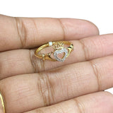 10Kt Real Gold & 0.03CTW Diamond Ladies Ring