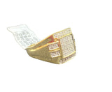 Real 10kt gold and 0.47CTW diamond men’s Ring