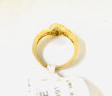 Real 10KT GOLD & 0.39CTW DIAMOND LADIES RING