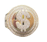 Real 10kt Gold &0.75CTW Diamond Men’s Ring